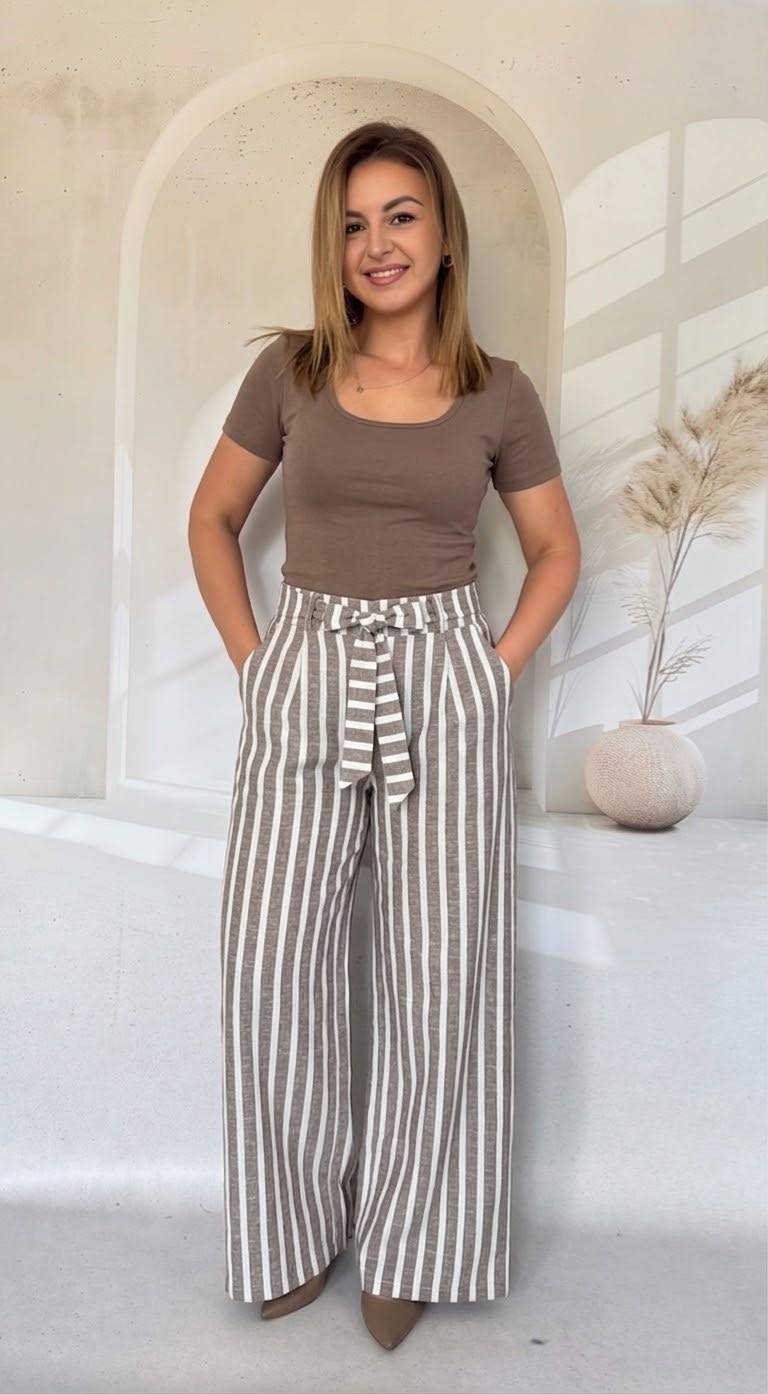 LNIANE SPODNIE OTYLIA - obrazek 20
